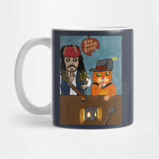 Pirate + Puss in Boots Mug